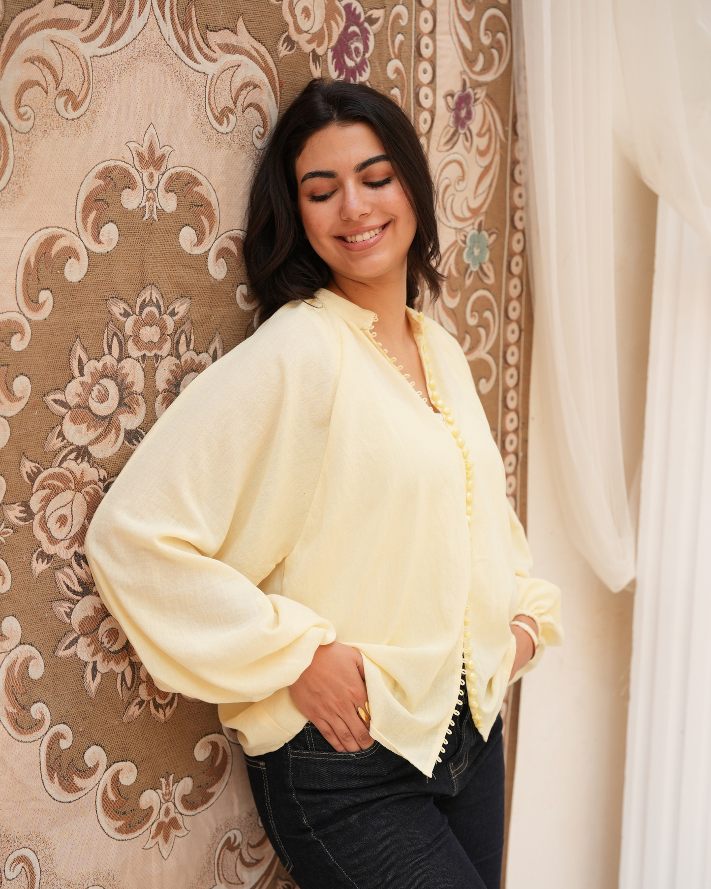 Buttoned Linen Shirt