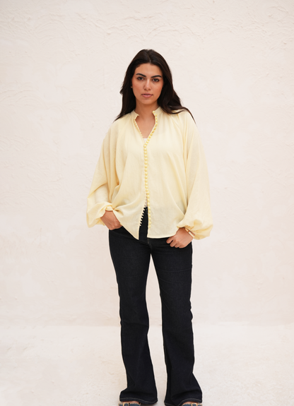 Buttoned Linen Shirt