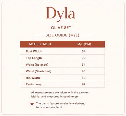 Olive Cotton Linen Set